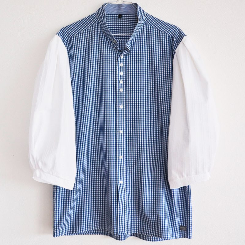 skjorte-med-hvide-pufaermer2 skjorte-med-hvide-pufaermer