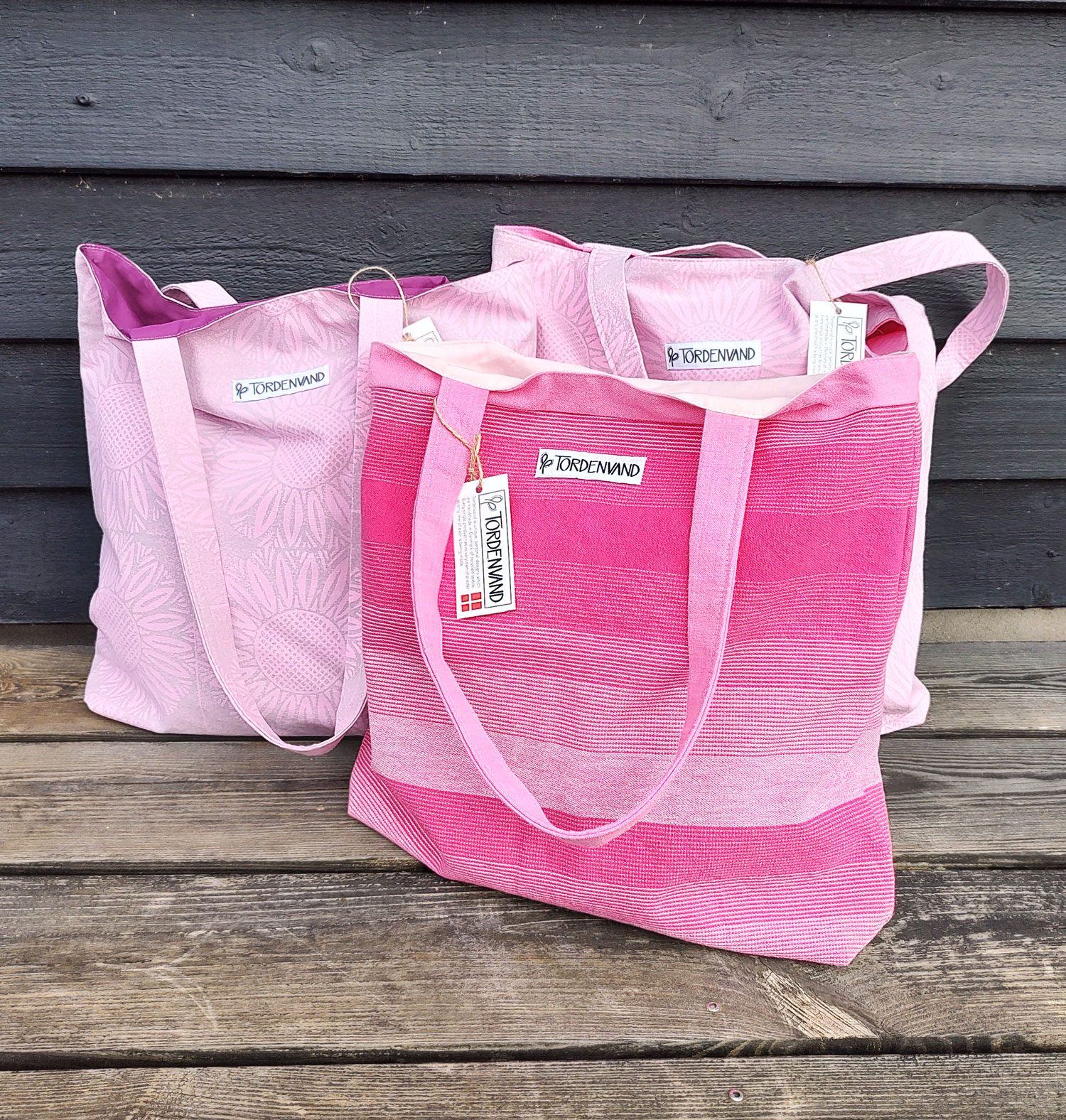 Tøm skraldespanden blyant lejlighed Upcycled taske pink serie - Design agger - glem alt om plastikposer