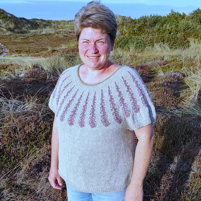 lyng-t-shirt-strikkeopskrift lyng-t-shirt-strikkeopskrift